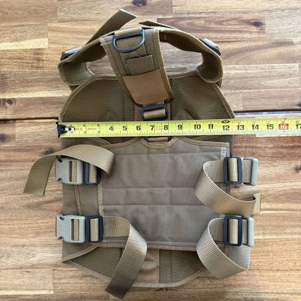ICEFANG Tactical Dog Operation Harness Buckle,Dog Molle Vest Handle Size XL NWOT